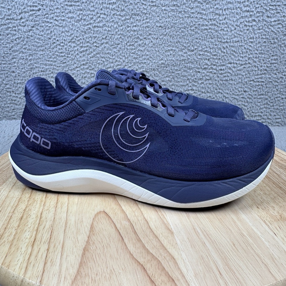 Topo UltraFly 6 Womens Size 7.5 Purple White Footshape Road Running Shoes